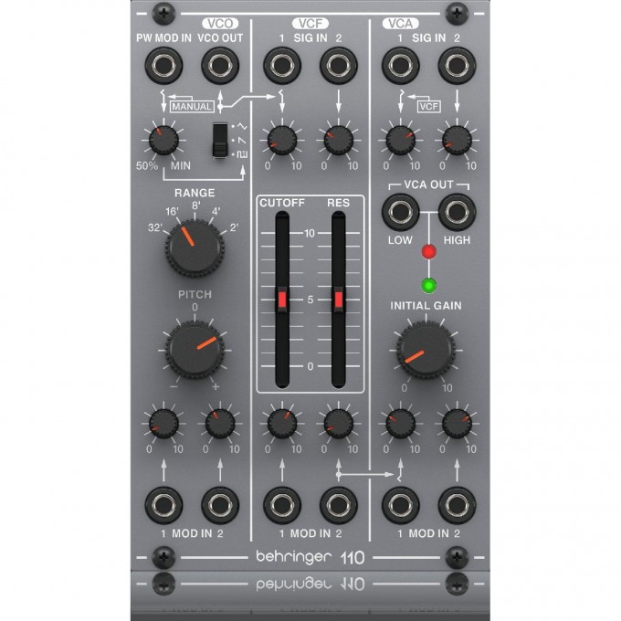 Синтезаторы для электронной музыки BEHRINGER 110 VCO/VCF/VCA 86233