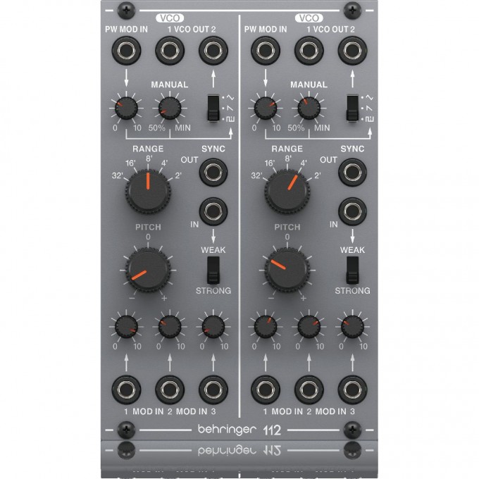 Синтезаторы для электронной музыки BEHRINGER 112 DUAL VCO 86234