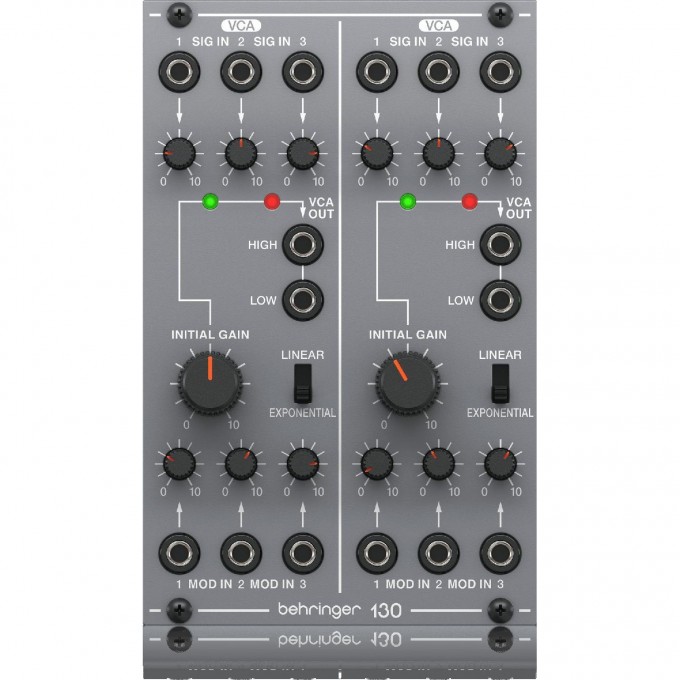 Синтезаторы для электронной музыки BEHRINGER 130 DUAL VCA 86236