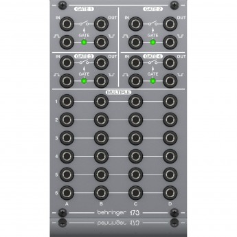 Синтезаторы для электронной музыки BEHRINGER 173 QUAD GATE/MULTIPLES 86238